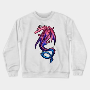 Bisexuality LGBT Pride Dragon Crewneck Sweatshirt